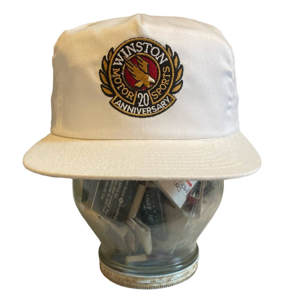 White Winston Motor Sports Anniversary Hat